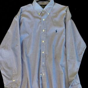 Ralph Lauren Blue Polo Classic Custom Shirt